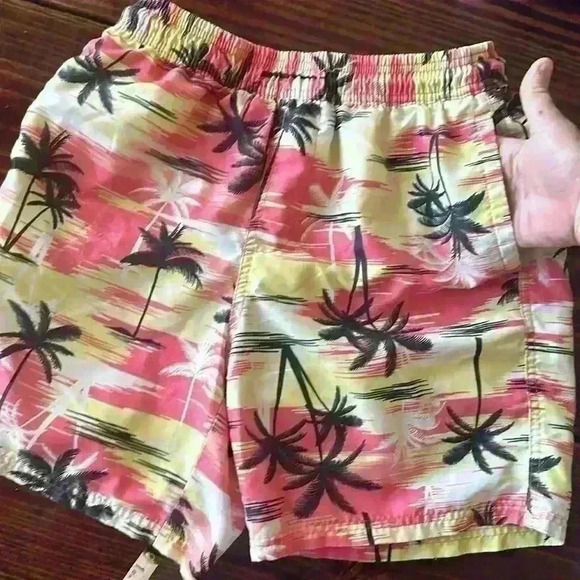 No Boundaries Swim suit set of 3 skulls/floral, tropical, retro dinosaurs/palms - Picture 4 of 8